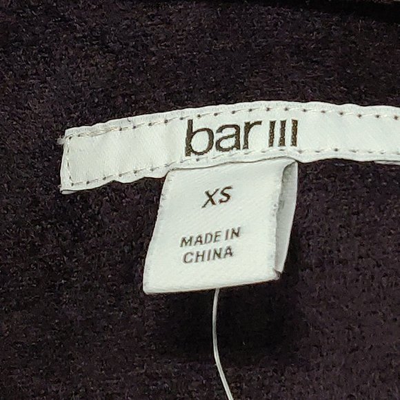 NWT Bar III Flyaway Faux-Leather Jacket XS - Picture 9 of 11